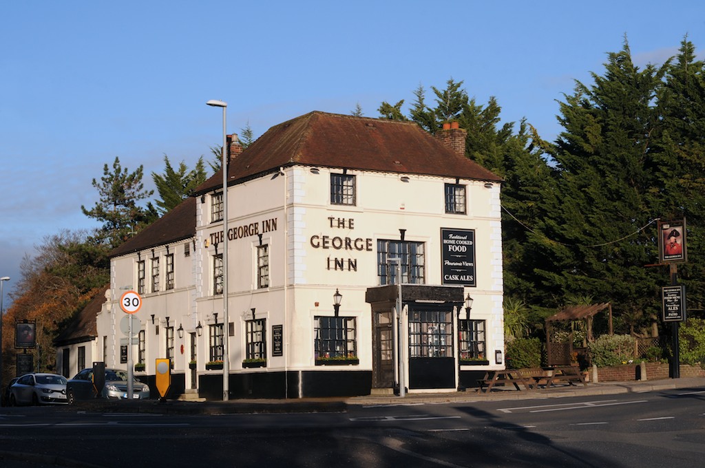 Photo of the Pub front during the day.